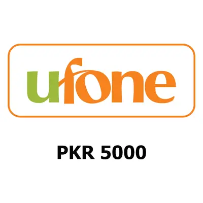 Ufone 5000 PKR Mobile Top-up PK