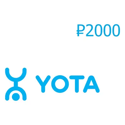 Yota ₽2000 Mobile Top-up RU