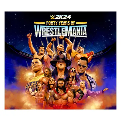 WWE 2K24 Forty Years of WrestleMania Edition UK XBOX One / Xbox Series X|S CD Key