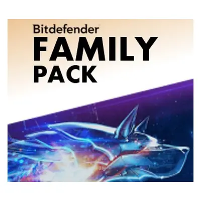 Bitdefender Family Pack 2023 EU Key (2 Years / 15 Devices)