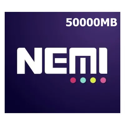 Nemi 50000MB Data Mobile Top-up MX