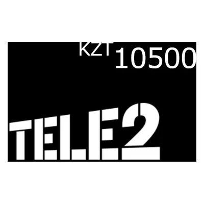 Tele2 10500 KZT Mobile Top-up KZ