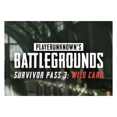 PUBG - Survivor Pass 3: Wild Card DLC RU VPN Activated Steam CD Key