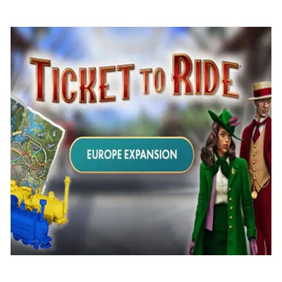 Ticket to Ride - Europe Expansion DLC PC Steam CD Key