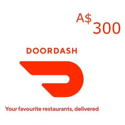 DoorDash A$300 Gift Card AU