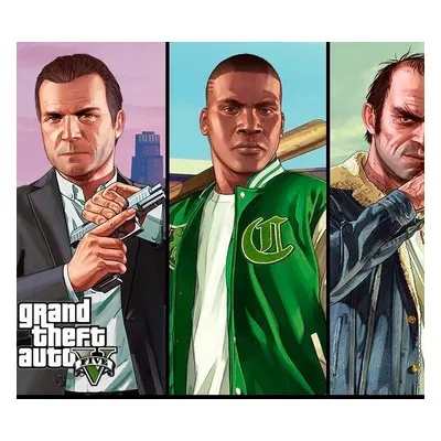 Grand Theft Auto V: Premium Online Edition & Megalodon Shark Card Bundle PC Steam Account