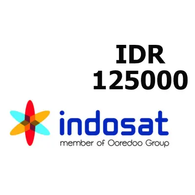 Indosat 125000 IDR Mobile Top-up ID