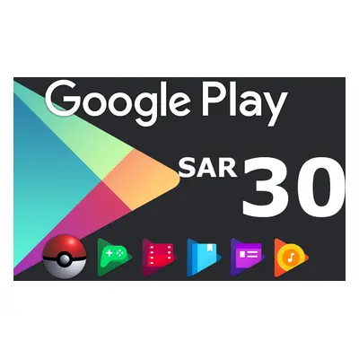 Google Play SAR 30 SA Gift Card