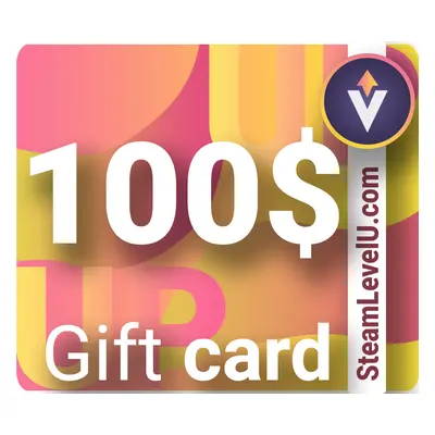 SteamLevelU 100 USD Gift Card