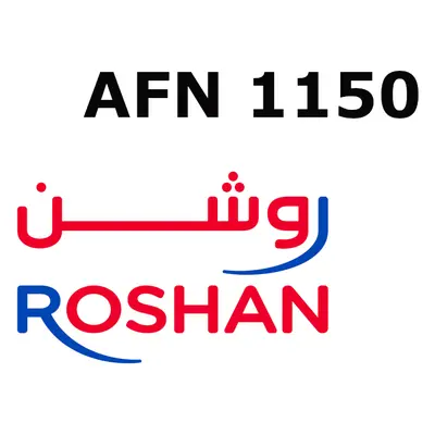 Roshan 1150 AFN Mobile Top-up AF