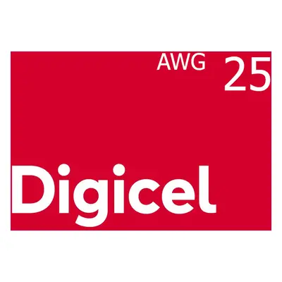 Digicel 25 AWG Mobile Top-up AW