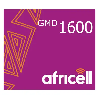 Africell 1600 GMD Mobile Top-up GM