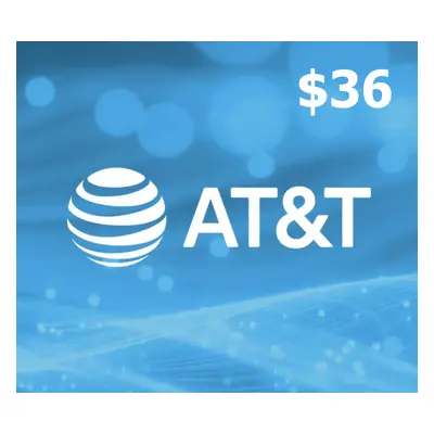 AT&T $36 Mobile Top-up US