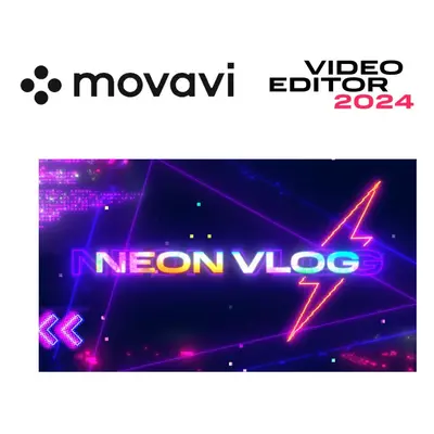 Movavi Video Editor 2024 - Neon Vlog Pack DLC Steam CD Key