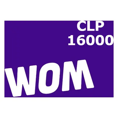 Wom 16000 CLP Mobile Top-up CL