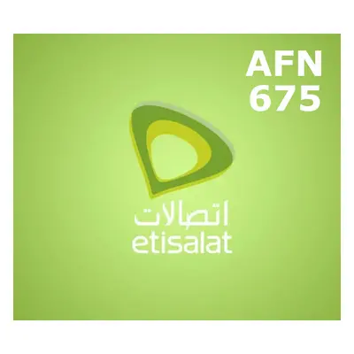 Etisalat 675 AFN Mobile Top-up AF