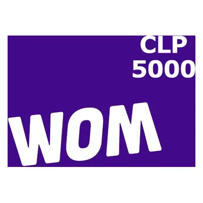 Wom 5000 CLP Mobile Top-up CL