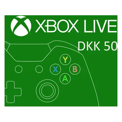 XBOX Live 50 DKK Prepaid Card DK