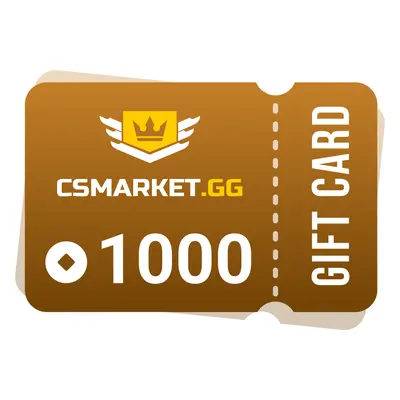 CSMARKET.GG 1000 Gems Gift Card