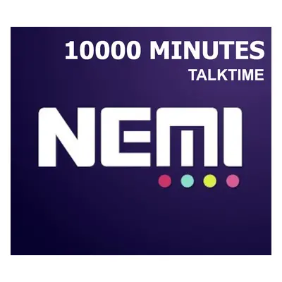 Nemi 10000 Minutes Talktime Mobile Top-up MX