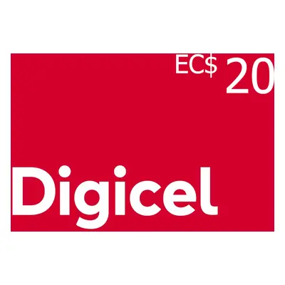 Digicel EC$20 Mobile Top-up VC