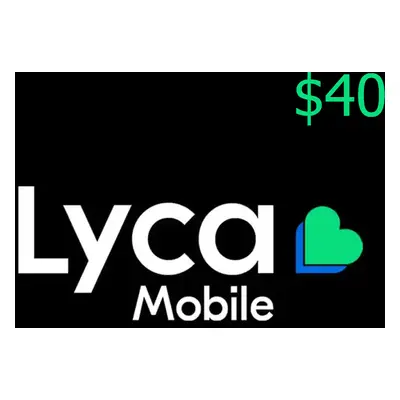 Lyca Mobile $40 Mobile Top-up US