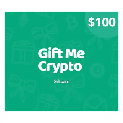 Gift Me Crypto $100 Gift Card