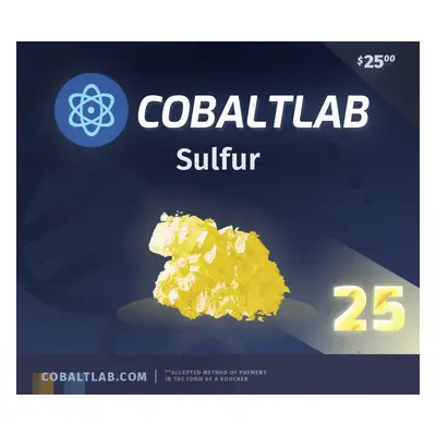 Cobaltlab.tech 25 Sulfur Gift Card