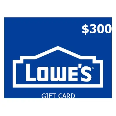 Lowe's $300 Gift Card US