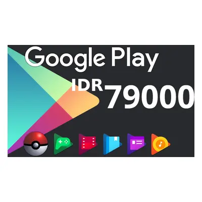 Google Play 79000 IDR Gift Card