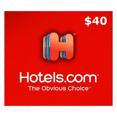 Hotels.com $40 Gift Card US