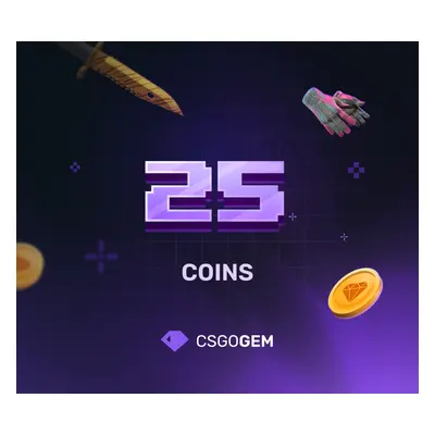 CSGOGem 25 Coins Gift Card