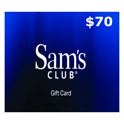 Sam's Club $70 Gift Card US