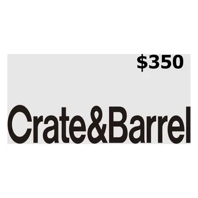 Crate and Barrel $350 Gift Card US