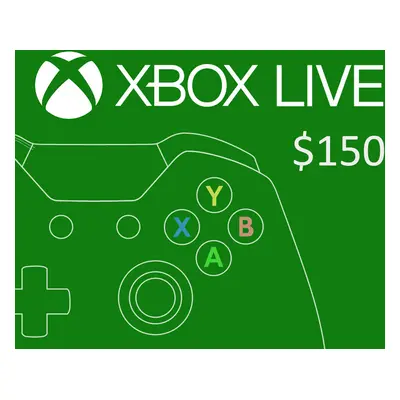 XBOX Live $150 Prepaid Card US