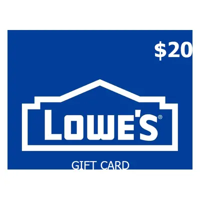 Lowe's $20 Gift Card US