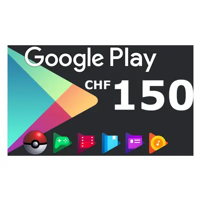 Google Play CHF 150 CH Gift Card