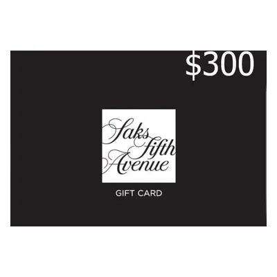 Saks Fifth Avenue $300 Gift Card US