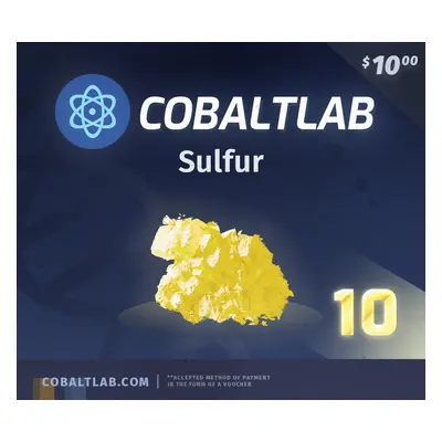 Cobaltlab.tech 10 Sulfur Gift Card