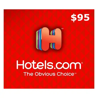 Hotels.com $95 Gift Card US