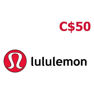 lululemon C$50 Gift Card CA