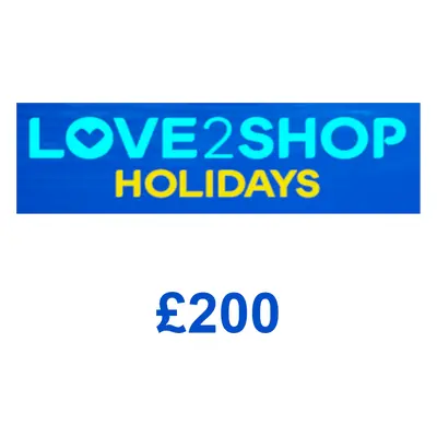 Love2Shop Holidays £200 Gift Card UK