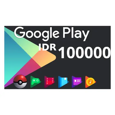 Google Play 100000 IDR Gift Card