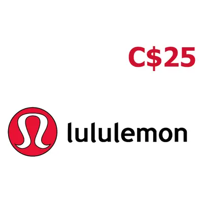 lululemon C$25 Gift Card CA