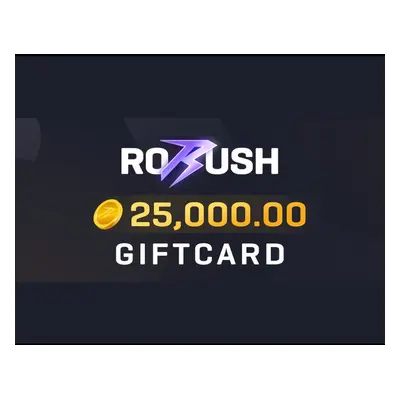 RORUSH 25000 Balance Gift Card