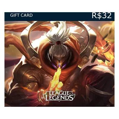 League of Legends 32 BRL Prepaid RP Card BR