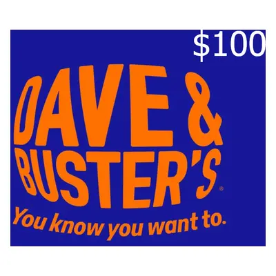 Dave & Buster's $100 Gift Card US