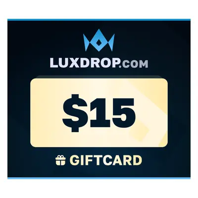 LuxDrop $15 Gift Card