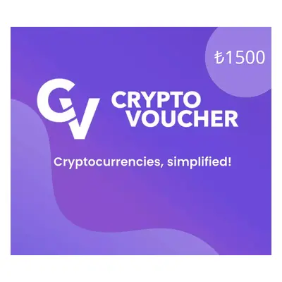 Crypto Voucher Bitcoin (BTC) 1500 TRY Key Global