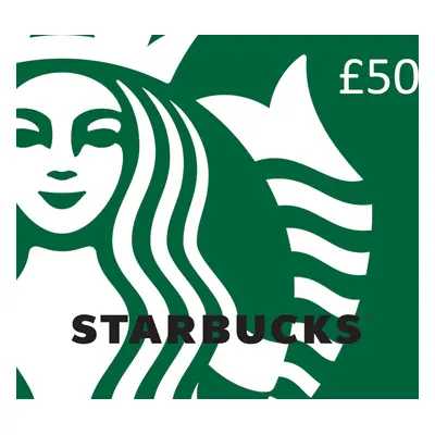 Starbucks £50 Gift Card UK